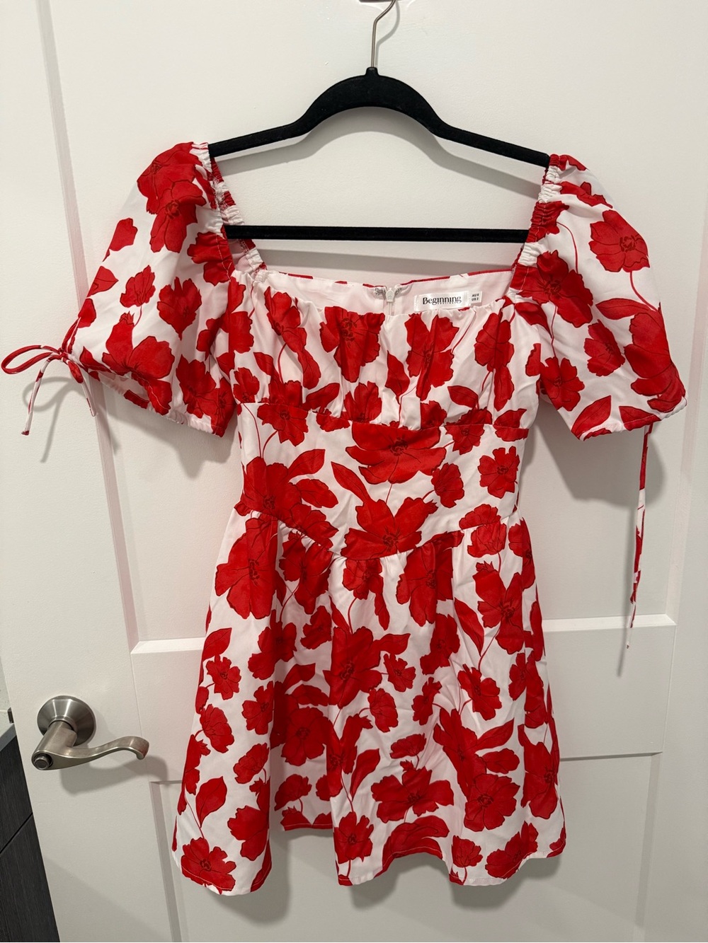 Beginning Boutique Red Floral Dress
